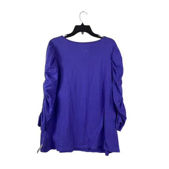 INC International Concepts Women's Purple Plum Top - Picture 2 of 7